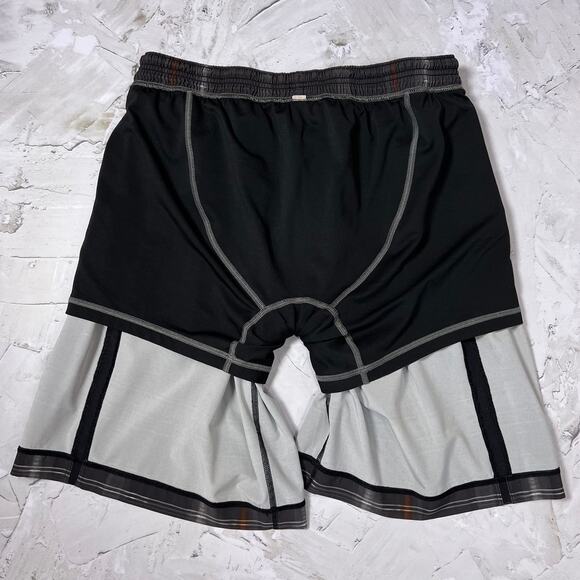 Lululemon Run Response Short Liner 9" SIZE M Gray Plaid Running Training FLAW - Picture 7 of 9